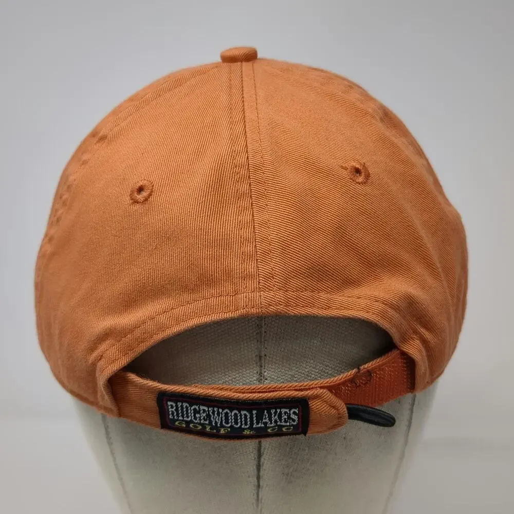 Ahead Baseball Cap Orange One Size Ridgewood Lakes Golf Country Club Florida Hat